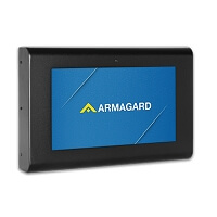 Carcasa para pantalla de información a bordo de Armagard para el transporte público