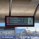 Carcasa para pantalla LCD de alto brillo DynaScan DS371BT4 en una terminal de autobuses de una estación de esquí