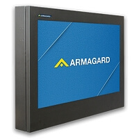 La pantalla de información al viajero exterior de Armagard
