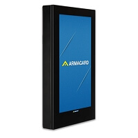 Una pantalla de información para estaciones de Armagard para centros de transporte